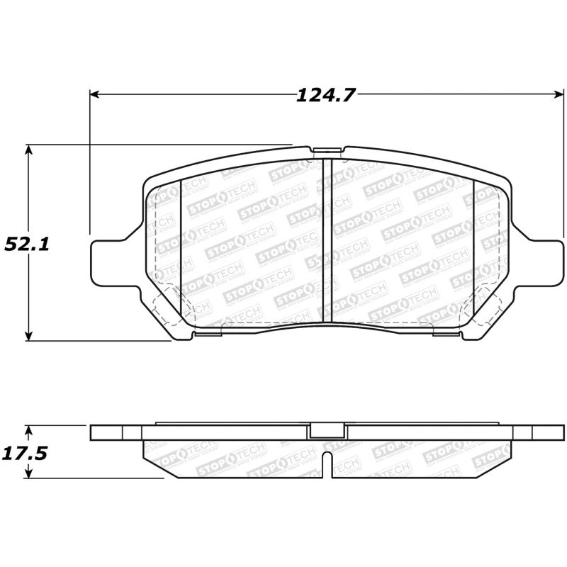 StopTech Street Select Brake Pads