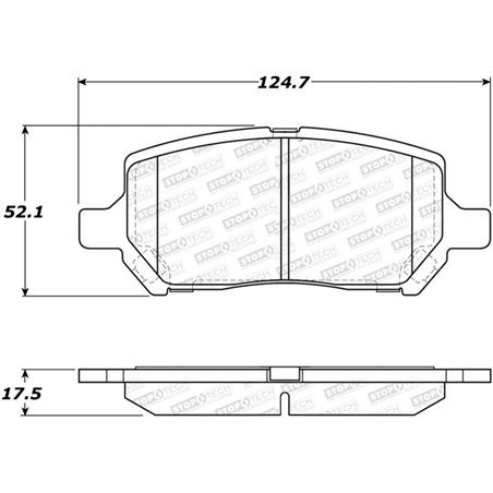 StopTech Street Select Brake Pads