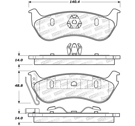 StopTech Street Select Brake Pads