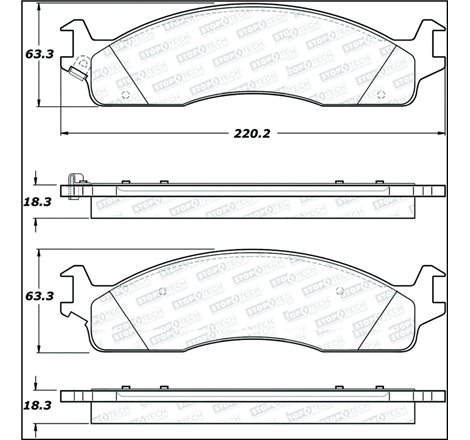 StopTech Street Select Brake Pads