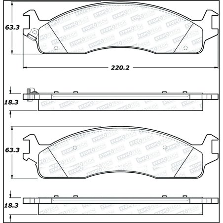 StopTech Street Select Brake Pads