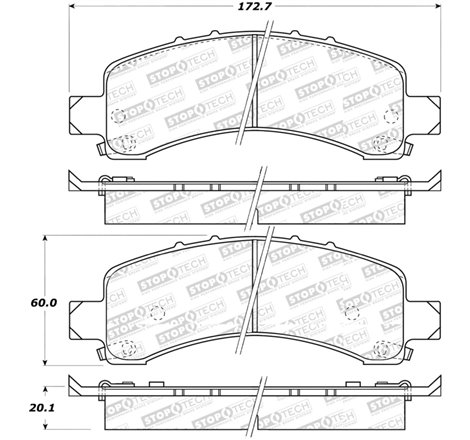 StopTech Street Select Brake Pads