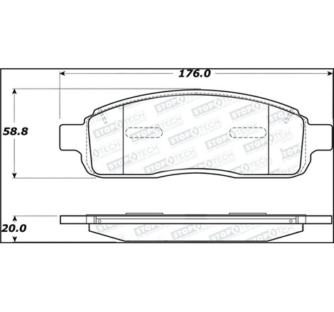 StopTech Street Select Brake Pads