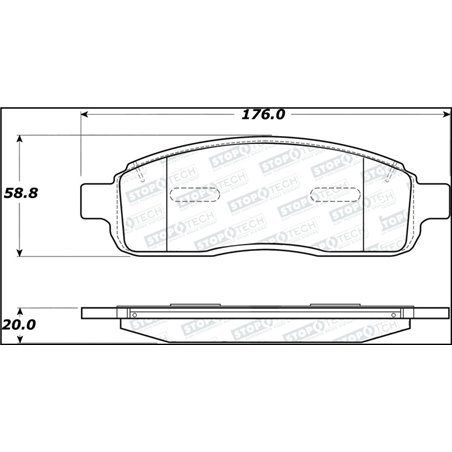 StopTech Street Select Brake Pads