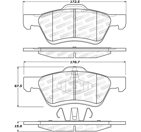 StopTech Street Select Brake Pads