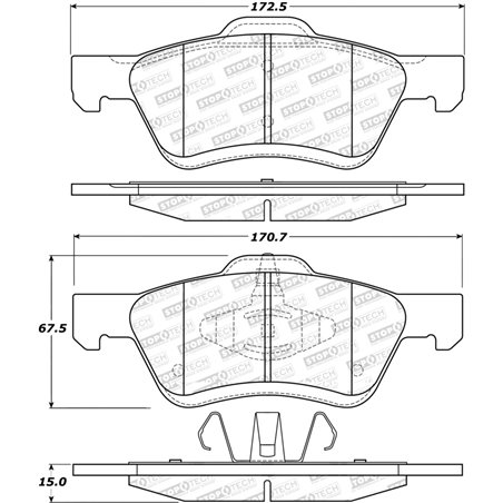 StopTech Street Select Brake Pads