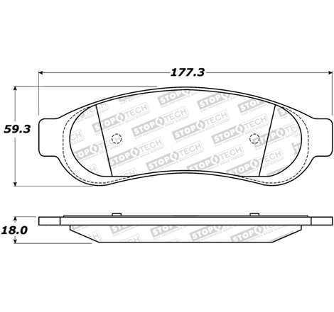 StopTech Street Select Brake Pads