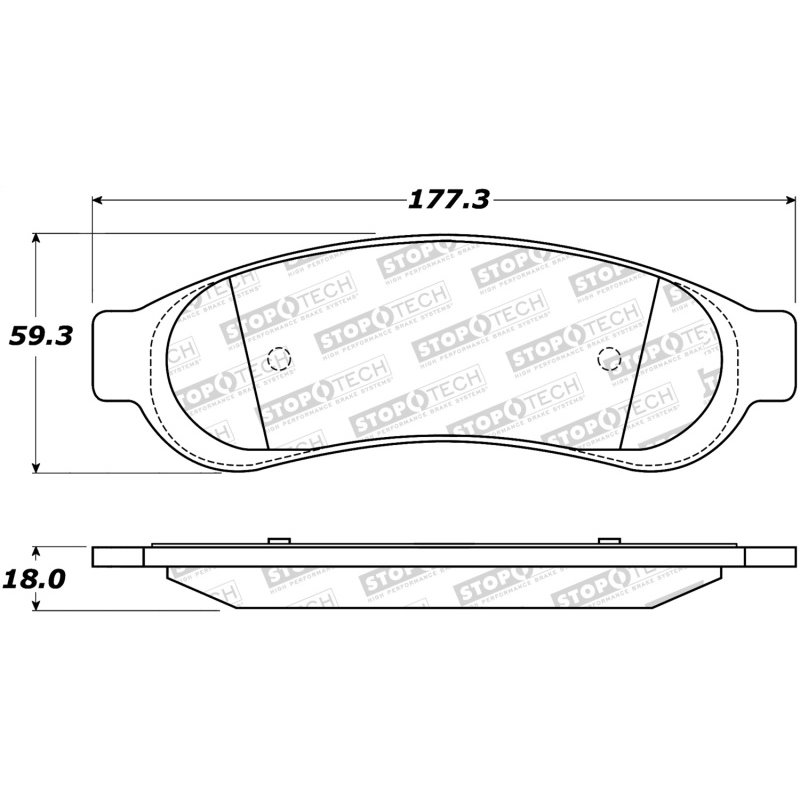 StopTech Street Select Brake Pads