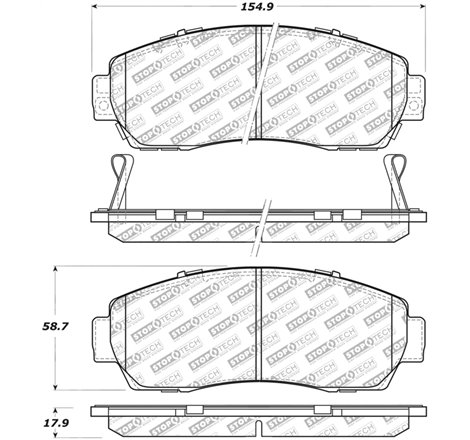 StopTech Street Select Brake Pads