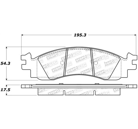 StopTech Street Select Brake Pads