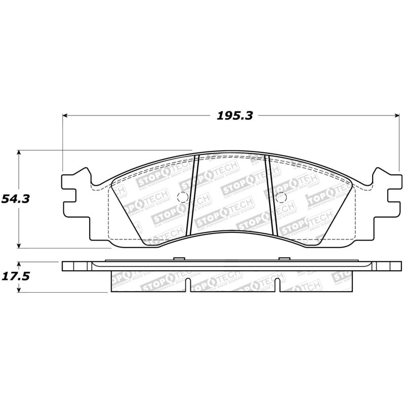 StopTech Street Select Brake Pads