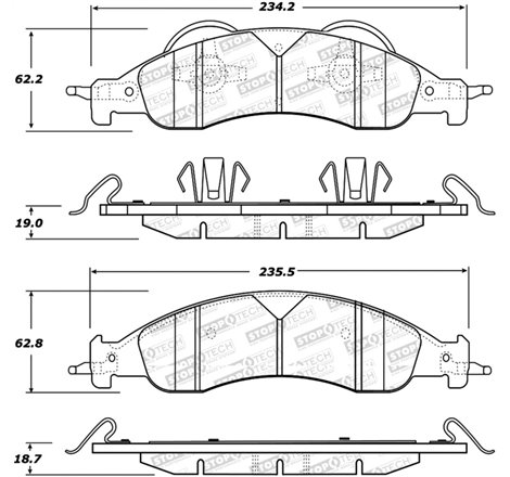 StopTech Street Select Brake Pads