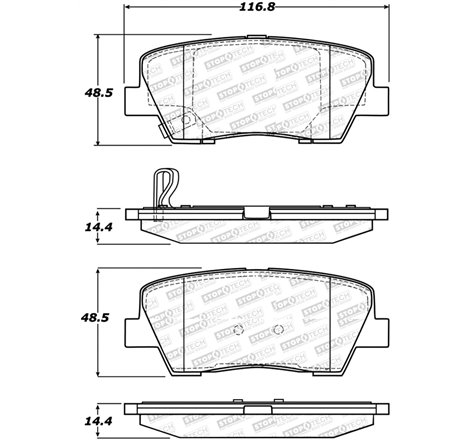 StopTech Street Select Brake Pads