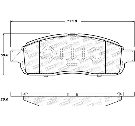 StopTech Street Select Brake Pads