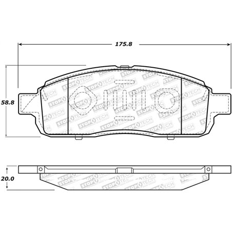 StopTech Street Select Brake Pads