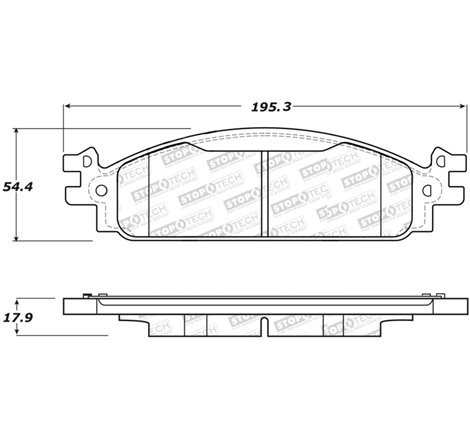 StopTech Street Select Brake Pads - Front