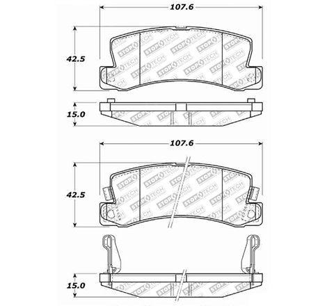 StopTech Street Select Brake Pads - Front