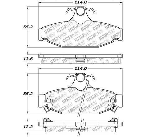 StopTech Street Select Brake Pads - Front