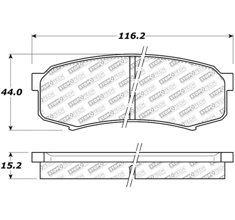 StopTech Street Select Brake Pads - Front