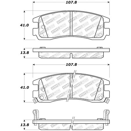 StopTech Street Select Brake Pads - Front