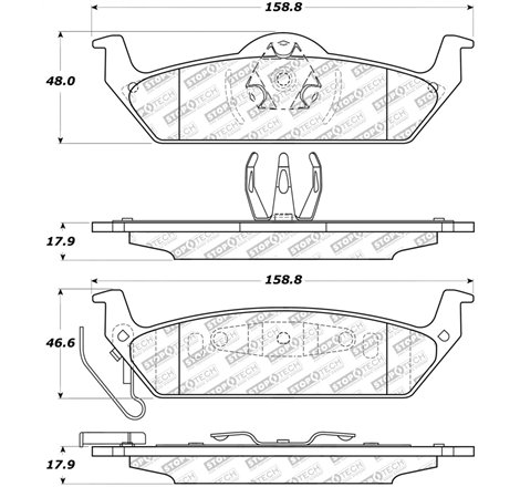 StopTech Street Select Brake Pads - Front