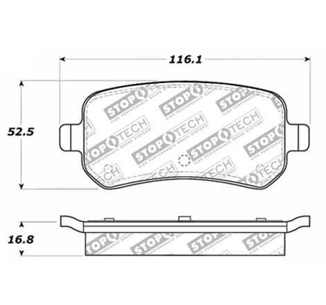 StopTech Street Select Brake Pads - Front