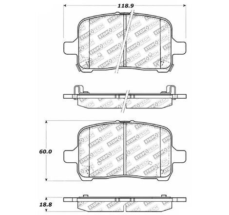 StopTech Street Select Brake Pads - Front