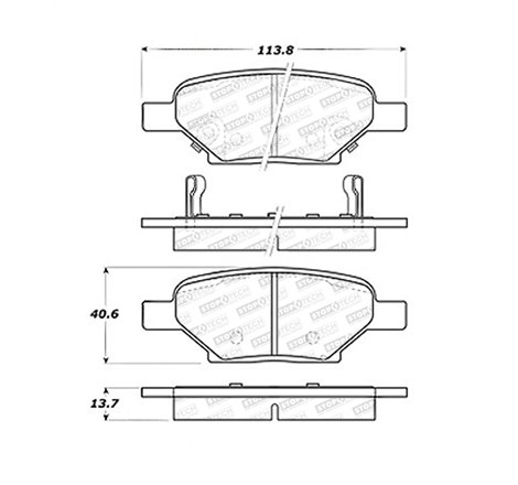 StopTech Street Select Brake Pads - Front