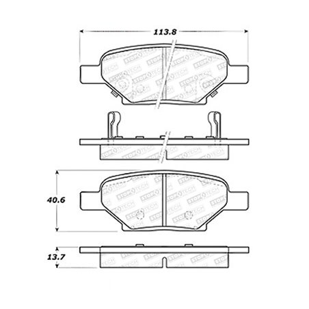 StopTech Street Select Brake Pads - Front