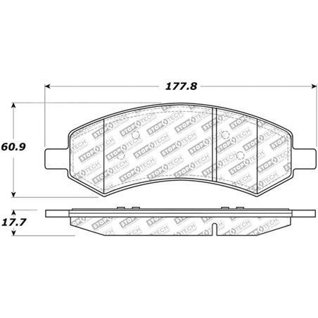 StopTech Street Select Brake Pads - Front