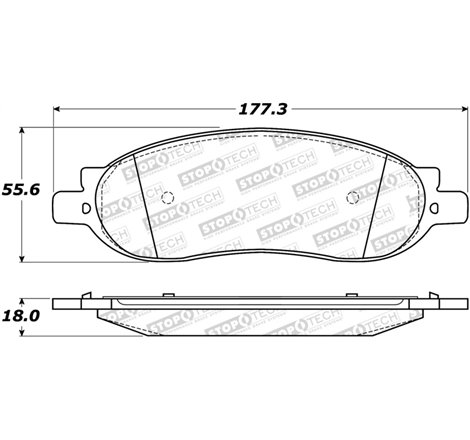 StopTech Street Select Brake Pads - Front