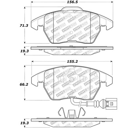 StopTech Street Select Brake Pads - Front