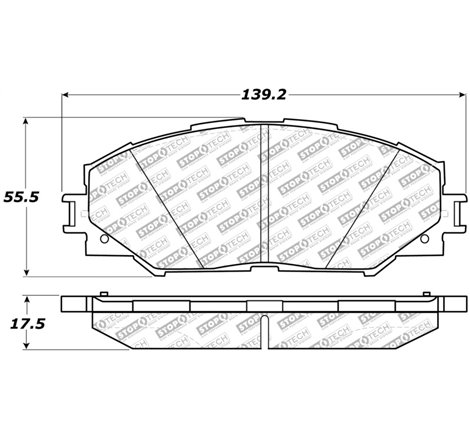 StopTech Street Select Brake Pads - Front