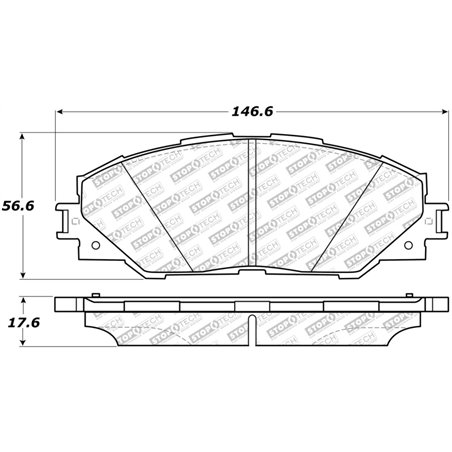 StopTech Street Select Brake Pads - Front