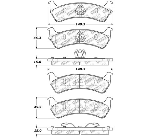 StopTech Street Select Brake Pads - Front