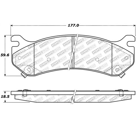 StopTech Street Select Brake Pads - Front