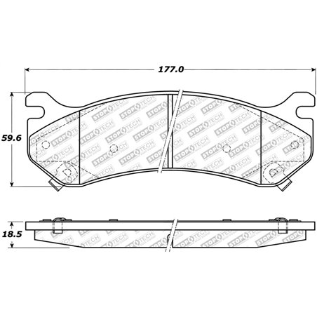 StopTech Street Select Brake Pads - Front