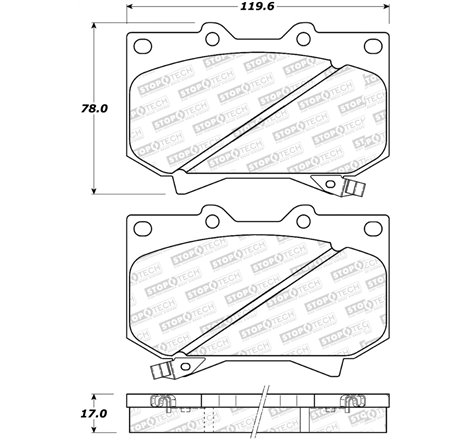 StopTech Street Select Brake Pads - Front