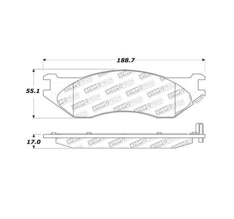 StopTech Street Select Brake Pads - Front