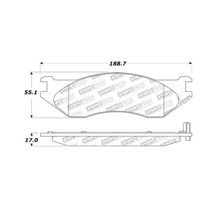 StopTech Street Select Brake Pads - Front