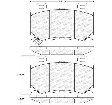 StopTech Street Select Brake Pads - Front