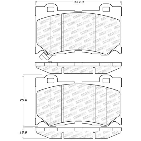 StopTech Street Select Brake Pads - Front