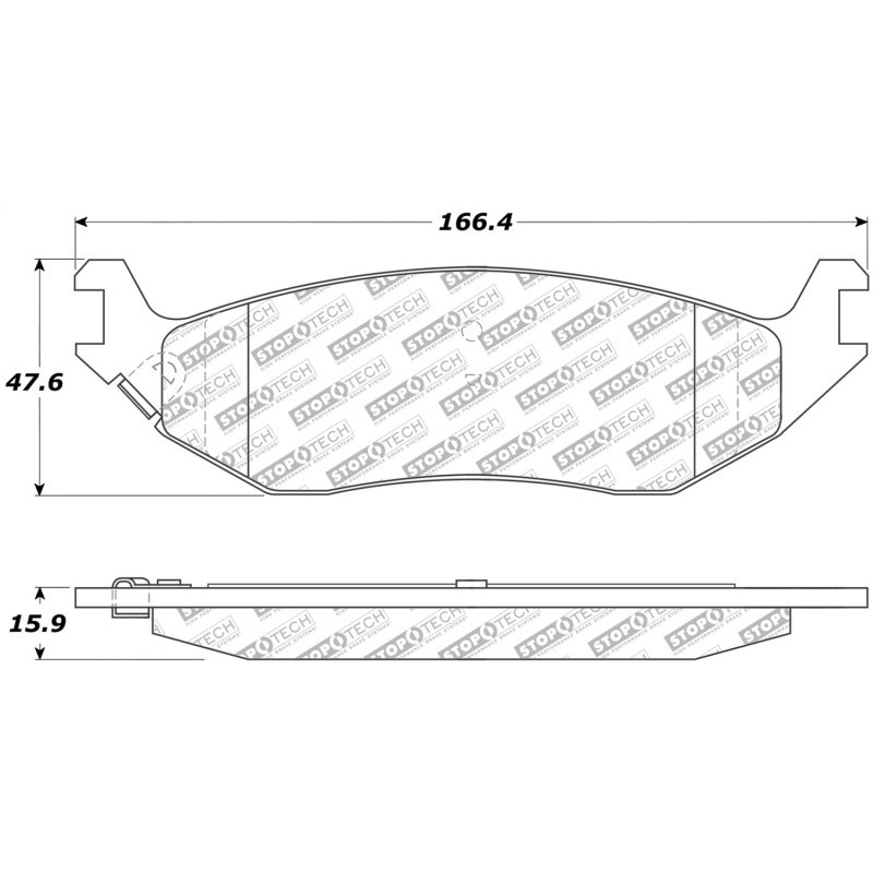 StopTech Street Select Brake Pads - Front