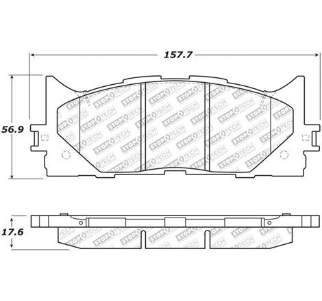 StopTech Street Select Brake Pads - Front