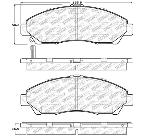 StopTech Street Select Brake Pads - Front