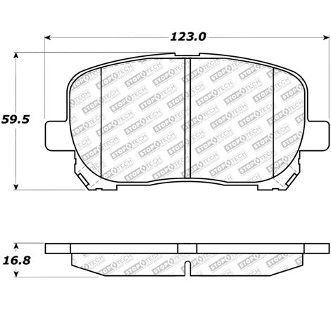 StopTech Street Select Brake Pads - Front