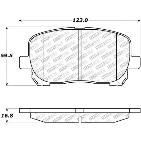 StopTech Street Select Brake Pads - Front