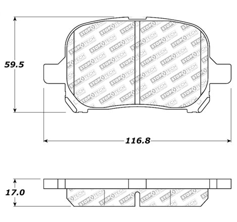 StopTech Street Select Brake Pads - Front