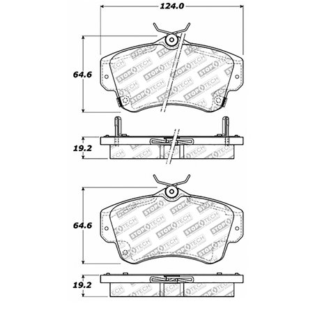 StopTech Street Select Brake Pads - Front