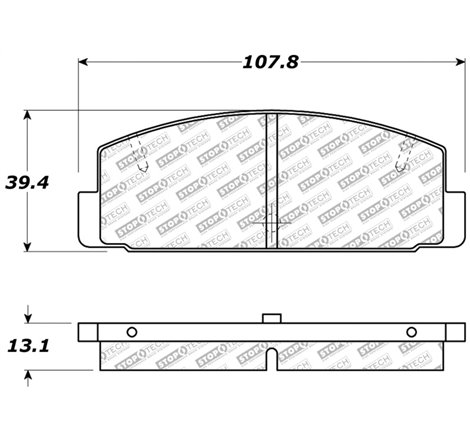 StopTech Street Select Brake Pads - Front/Rear